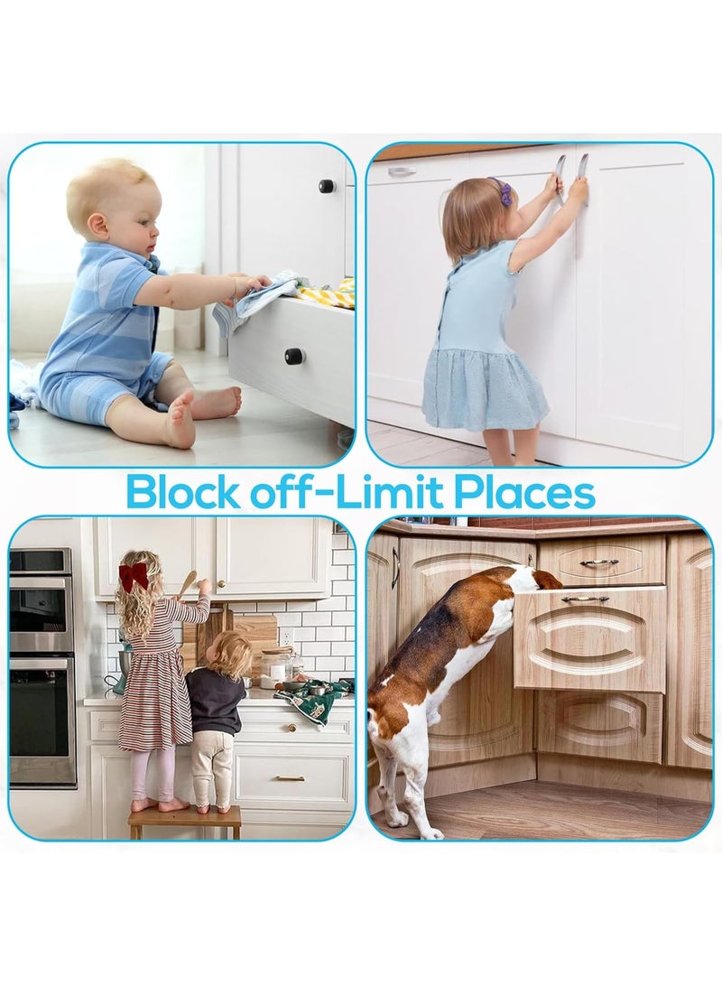 RATSAW Upgraded Smart Cabinet Lock, Electric Drawer Locks Hidden NFC Lock Keyless, No-Drill Remote Access Wardrobe Lock, Child Safety Electronic Cabinet Locks for Cabinet Locker Drawer Cupboard Desk - Image 3